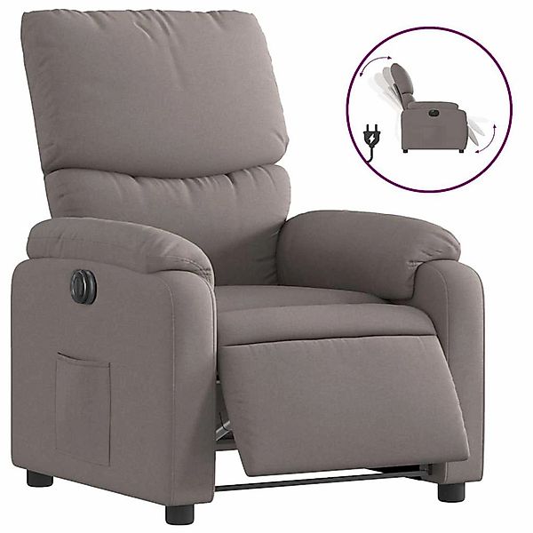vidaXL Relaxsessel Elektrisch Taupe Stoff 3204808 günstig online kaufen