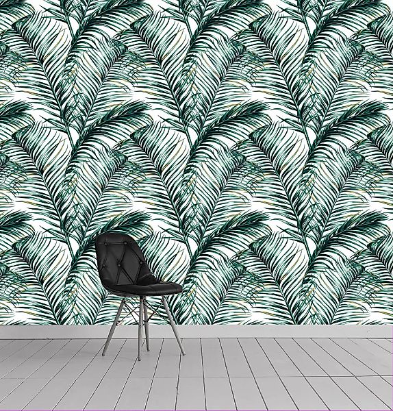 queence Vinyltapete »Mathea«, floral-geblümt-gemustert-Motiv, 90x250cm, sel günstig online kaufen