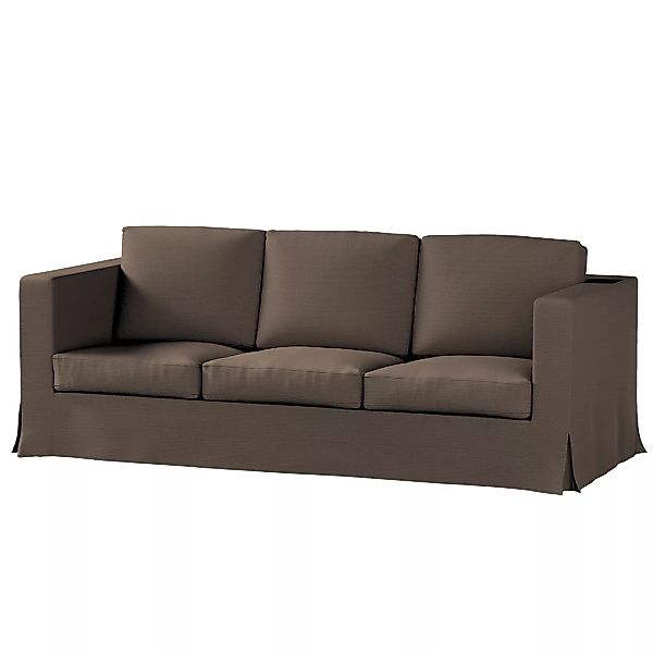 Bezug für Karlanda 3-Sitzer Sofa nicht ausklappbar, lang, braun, Bezug für günstig online kaufen