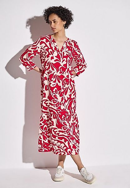 STREET ONE Midikleid mit floralem Muster und Volants günstig online kaufen