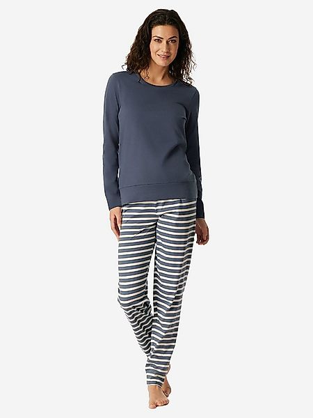 Schiesser Pyjama Casual Basics (2 tlg) Schlafanzug, Pyjama Set, Nachtwäsche günstig online kaufen