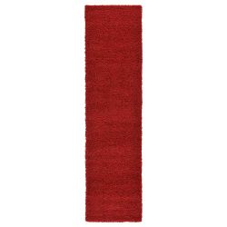 Hochflor Shaggy Teppich in Rot viele Größen - auch Läufer günstig online kaufen