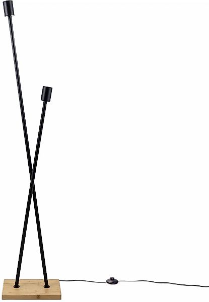Paco Home Stehlampe »IKS«, 2 flammig, Leuchtmittel E27   ohne Leuchtmittel, günstig online kaufen