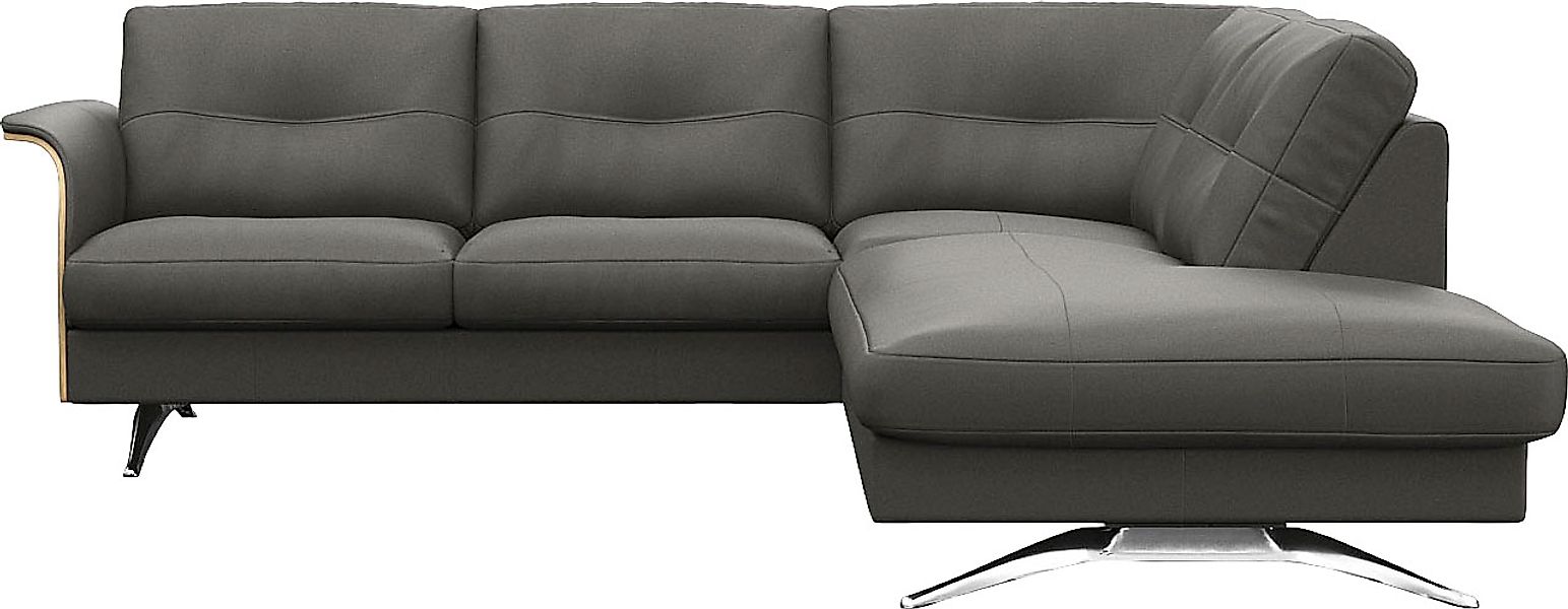 FLEXLUX Ecksofa »Glow, super bequem durch hochwertigem Sitzaufbau mit Feder günstig online kaufen
