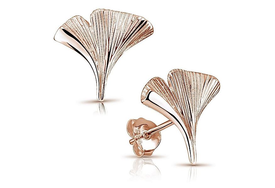 Materia Paar Ohrstecker Rosegold Ginkgo / Ginkgoblatt SO-392, 925 Sterlings günstig online kaufen