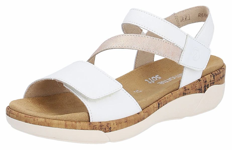 Remonte Keilsandalette, Sommerschuh, Klettschuh, Riemchensandale mit Softfu günstig online kaufen