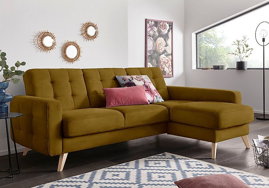 exxpo - sofa fashion Ecksofa Nappa, kompakt und komfortabel, bequem, zeitlo günstig online kaufen