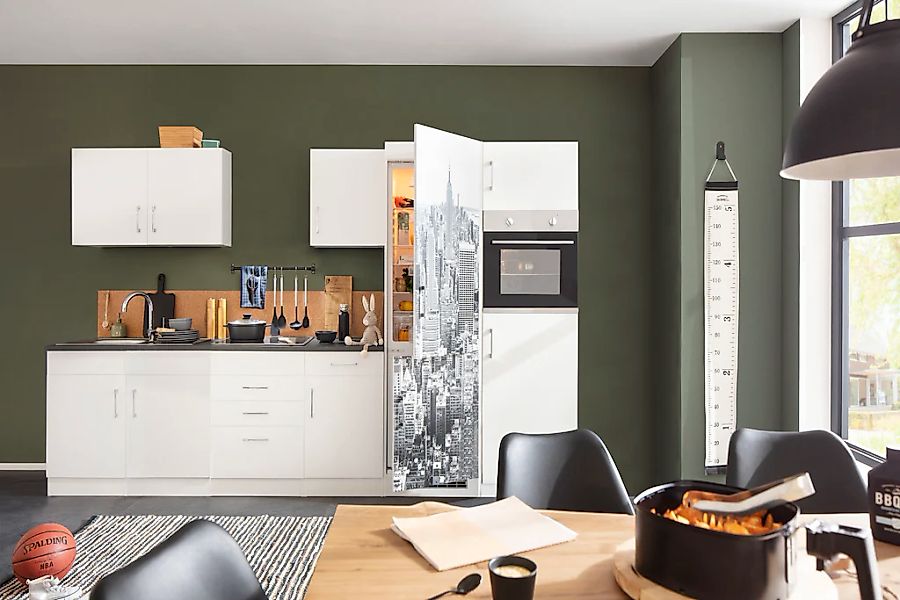 HELD MÖBEL Küchenzeile "Paris", ohne E-Geräte, Breite 330 cm günstig online kaufen