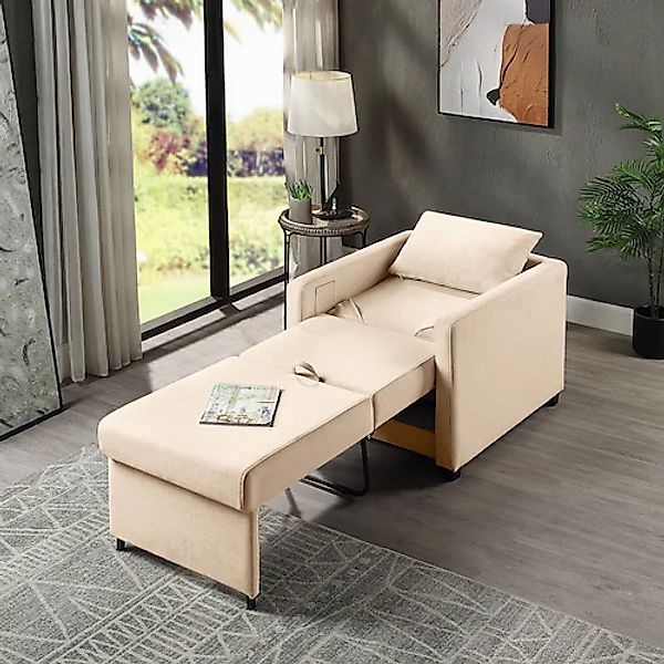 ATLANTIC home collection Relaxsessel »Jerry«, mit Bettfunktion, als Gästebe günstig online kaufen
