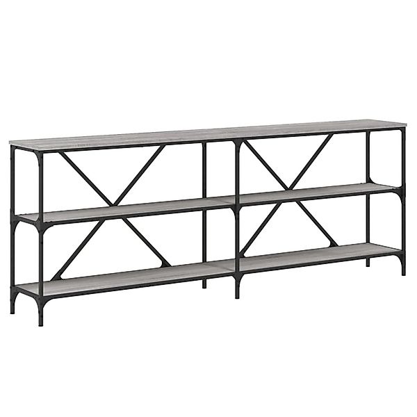 vidaXL Beistelltisch Konsolentisch Grau Sonoma 200x30x75 günstig online kaufen