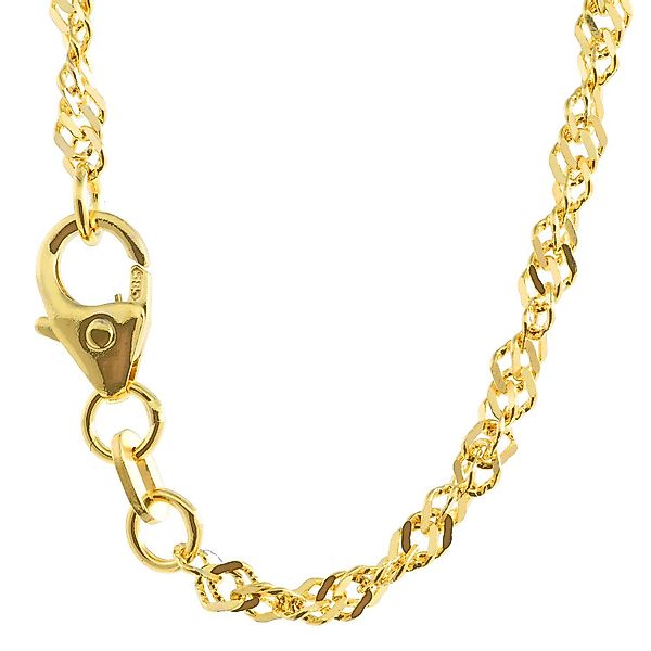 HOPLO Goldkette Goldkette Singapurkette Länge 60cm günstig online kaufen