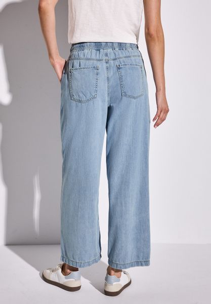 STREET ONE Weite Jeans mit elastischem günstig online kaufen