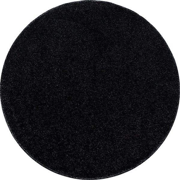 Ayyildiz Kurzflorteppich Ata 7000 Anthrazit Ø 160 cm günstig online kaufen