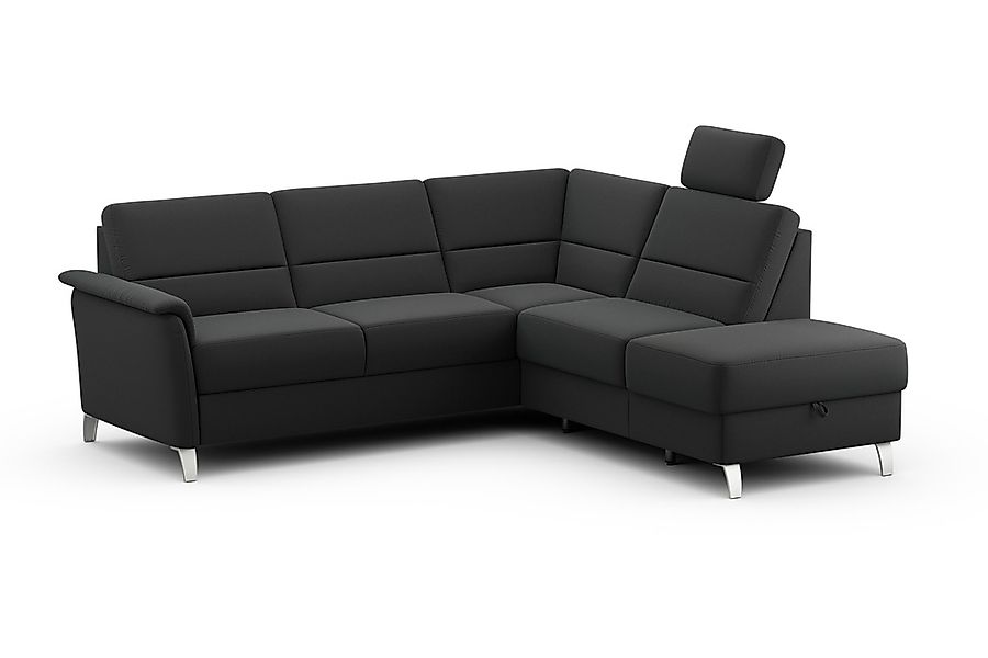 sit&more Ecksofa »Palmera L-Form«, Federkern, wahlweise mit Bettfunktion un günstig online kaufen