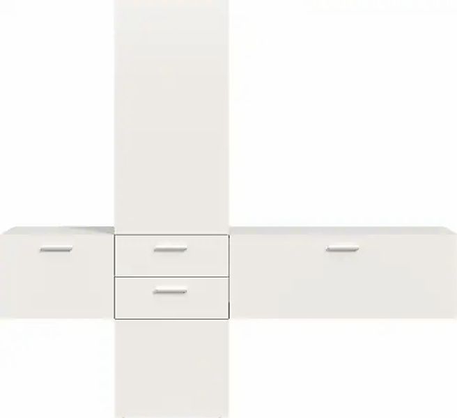 INOSIGN Garderoben-Set Set, 3 Stk. tlg. Lumo, Garderobenset Breite 208 cm, günstig online kaufen