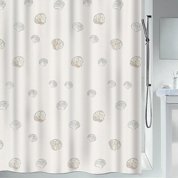 Spirella Duschvorhang Atlantis 120 cm x 200 cm Champagner günstig online kaufen