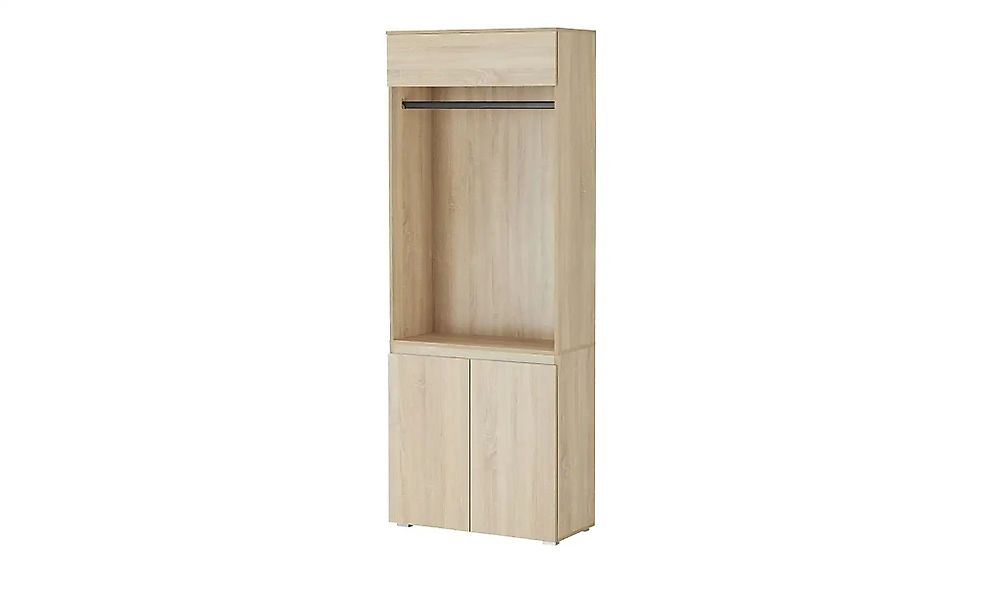 smart Garderobenschrank  Ben ¦ holzfarben ¦ Maße (cm): B: 80 H: 210 T: 37.0 günstig online kaufen
