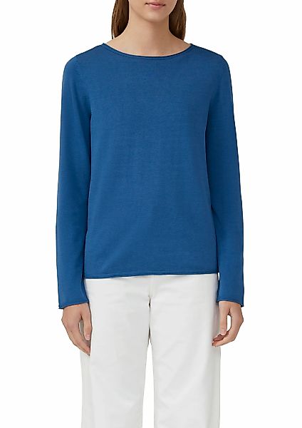 s.Oliver Langarmshirt, mit Rollkanten günstig online kaufen