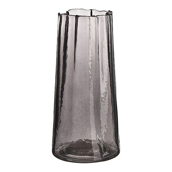 Vase Glas ca.10x20cm, grau günstig online kaufen