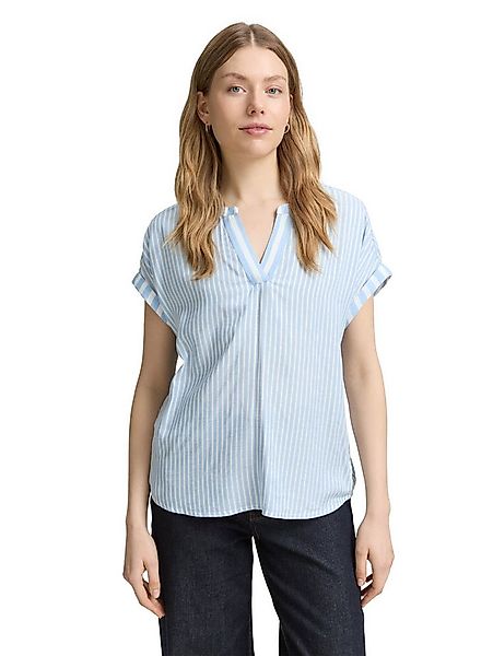 TOM TAILOR Shirtbluse mit Streifen Muster günstig online kaufen