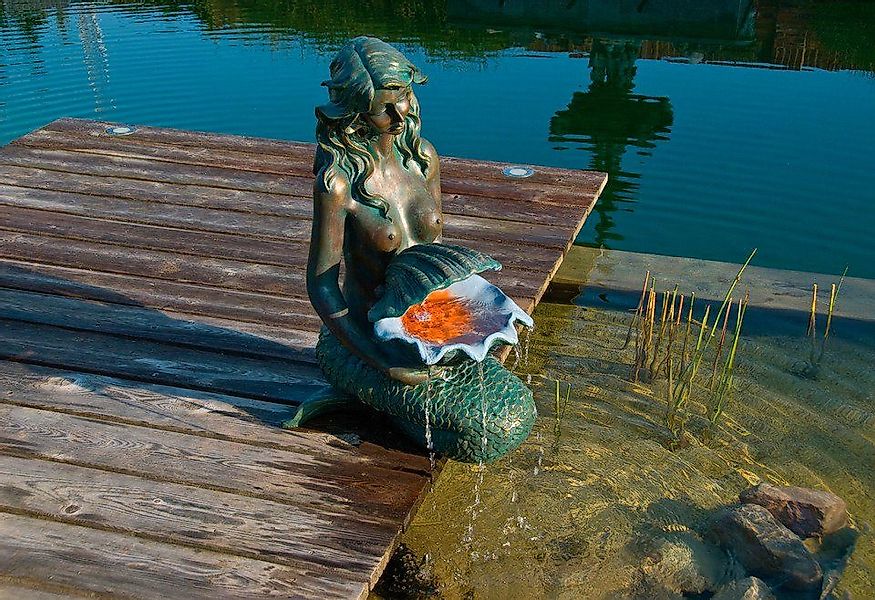 Ubbink Teichfigur Wasserspiel Meerjungfrau, (Set, inkl. günstig online kaufen