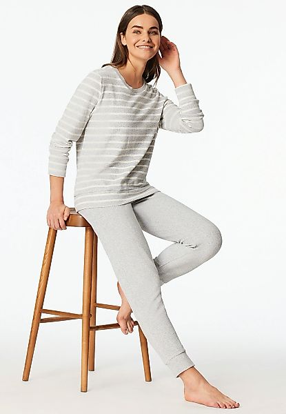 Schiesser Schlafanzug "Casual Essentials" 2 tlg. wärmende Frottee-Qualität, günstig online kaufen