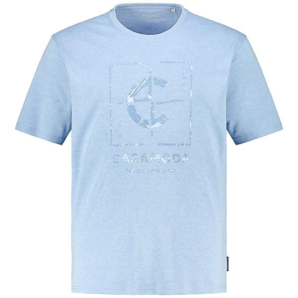 CASA MODA T-Shirt mit Label-Print Farbe hellblau Größe: 3XL günstig online kaufen