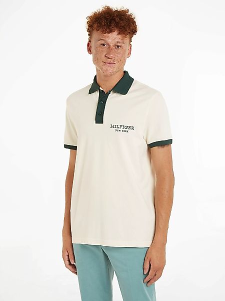 Tommy Hilfiger Poloshirt "MONOTYPE RINGER REG POLO", kontrastfarbene Detail günstig online kaufen