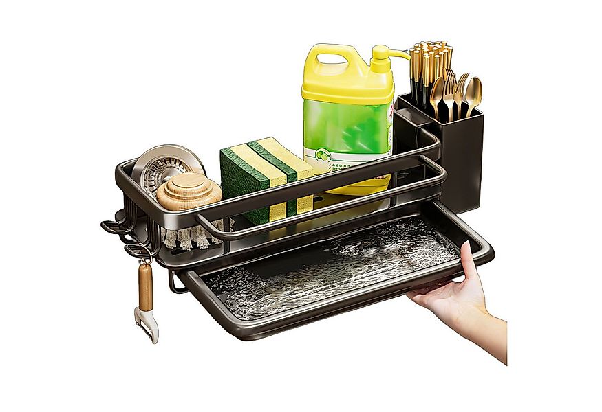 HEYHIPPO Küchenregal Küchenspülen-Organizer Besteckaufbewahrungsregal Handt günstig online kaufen