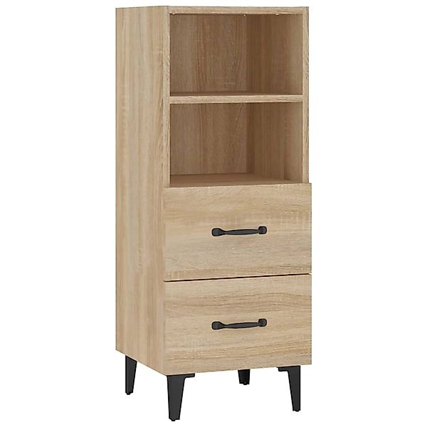 vidaXL Sideboard Sonoma-Eiche 34,5x34x90 cm Holzwerkstoff 812369 günstig online kaufen
