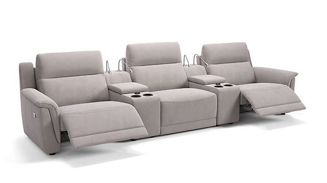 Sofanella 3-Sitzer Stoff MALITO, Heimkinosofa, Kinocouch, Funktionssofa, Ki günstig online kaufen