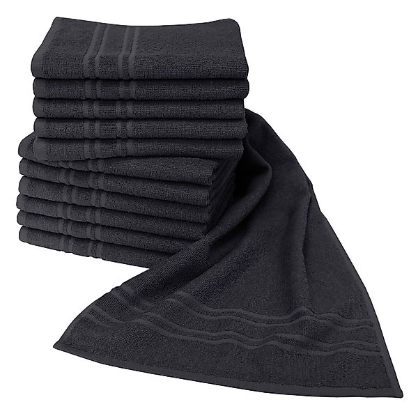 Dyckhoff Handtücher »Saphir Friseurhandtücher«, (Packung, 12 St.), Farbecht günstig online kaufen