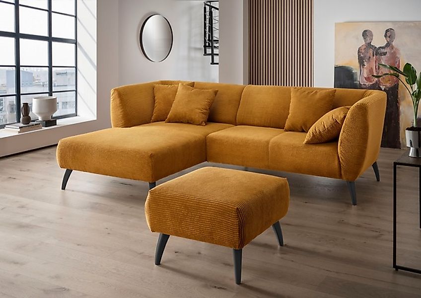 INOSIGN Ecksofa »Colori Polstermöbel mit zeitlos eleganter Rückenführung. L günstig online kaufen
