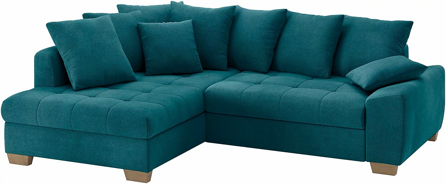 Mr. Couch Ecksofa "Nikita II, L-Form", Wahlweise mit Bettfunktion, Bettkast günstig online kaufen