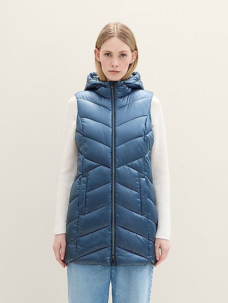 TOM TAILOR Steppweste Lange Steppweste mit günstig online kaufen