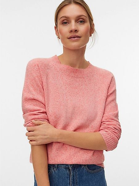 Vero Moda Rundhalspullover VMDOFFY LS O-NECK BLOUSE GA NOOS Materialmix, re günstig online kaufen