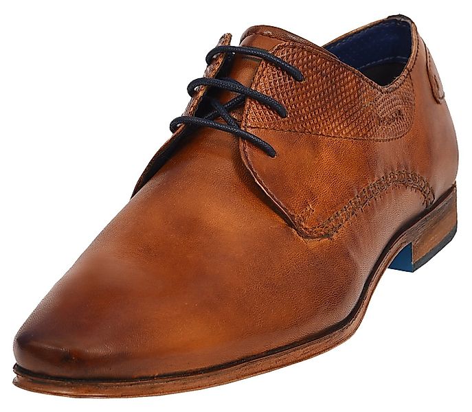 bugatti Schnürschuh, Blockabsatz, Abendschuh, Businessschuh in eckiger Karr günstig online kaufen