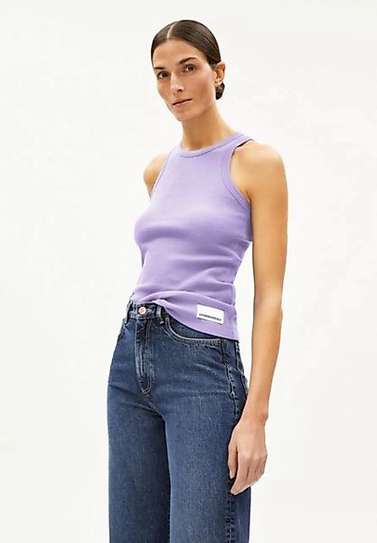 Armedangels Shirttop KANITAA Damen Ripp-Top aus Bio-Baumwoll Mix Fitted (Fi günstig online kaufen