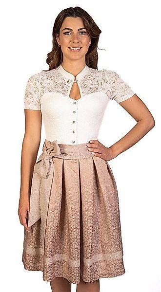 Trachtl Dirndl DAMEN FALTENROCK LENA Champagner 42 günstig online kaufen