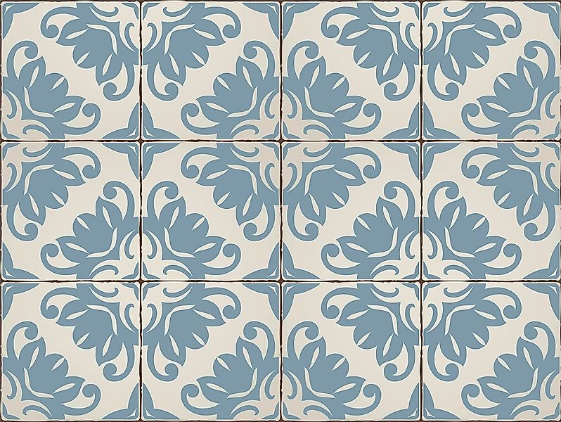 Home affaire Fliesenaufkleber Ornamente (12 St), Stickerfliesen, selbstkleb günstig online kaufen