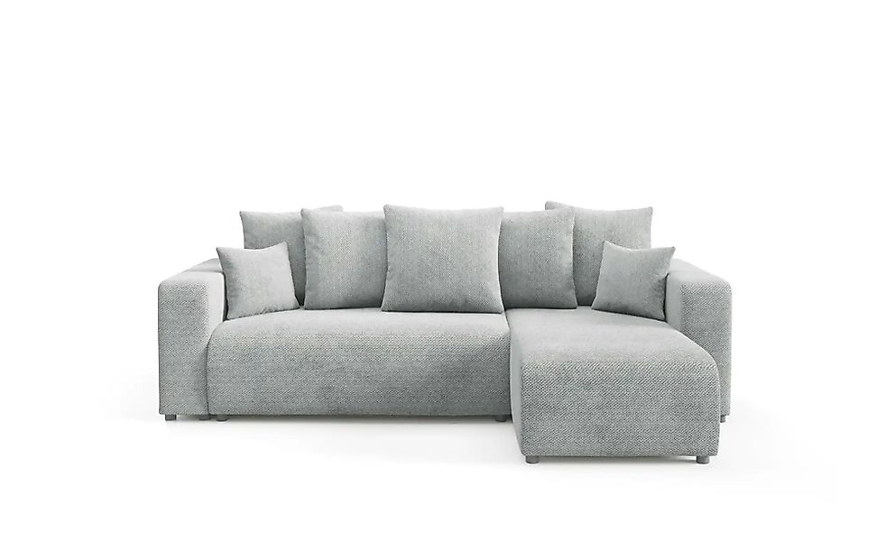 Ecksofa mit Schlaffunktion Evora ¦ grau ¦ Maße (cm): B: 247 H: 88 Polstermö günstig online kaufen