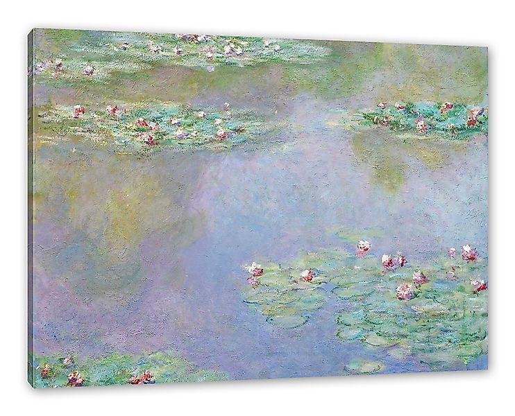Pixxprint Leinwandbild Claude Monet - Seerosen günstig online kaufen
