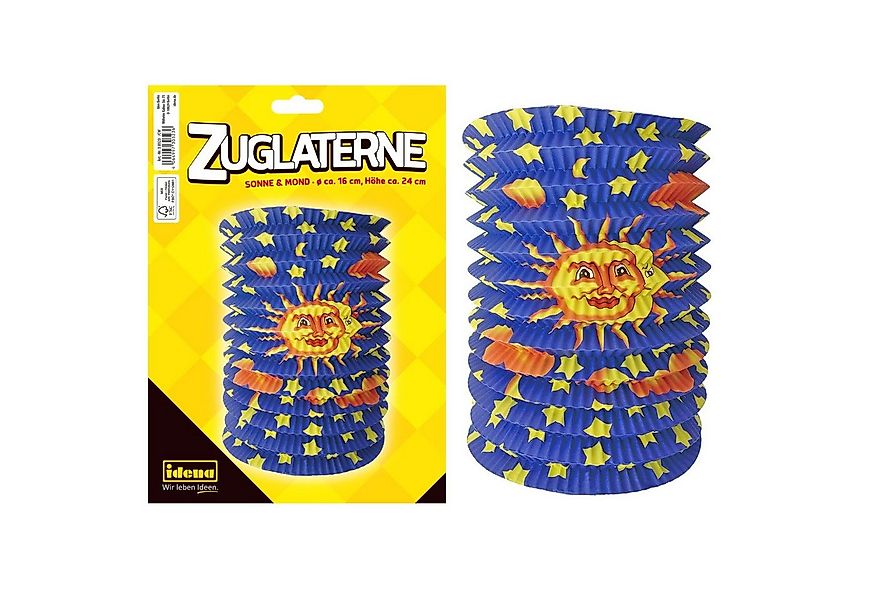 Idena Umzugslaterne Idena Zuglaterne Sonne Mond D16x24cm FSC-Mix günstig online kaufen