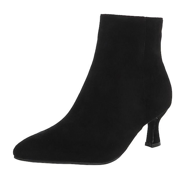 Ital-Design Elegante Stiefelette mit Absatz für Damen - Alltagsschuhe Stief günstig online kaufen