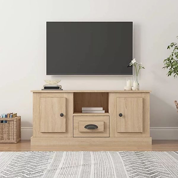 Vidaxl Tv-schrank Sonoma-eiche 100x35,5x45 Cm Holzwerkstoff günstig online kaufen