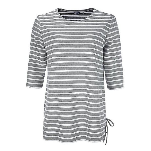 modAS Rundhalsshirt Damen Long-Shirt 1/2-Arm Streifen Maritim mit modischer günstig online kaufen