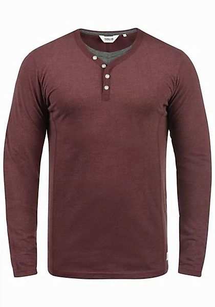 !Solid Langarmshirt SDDoriano Longsleeve im Double-Layer Look günstig online kaufen