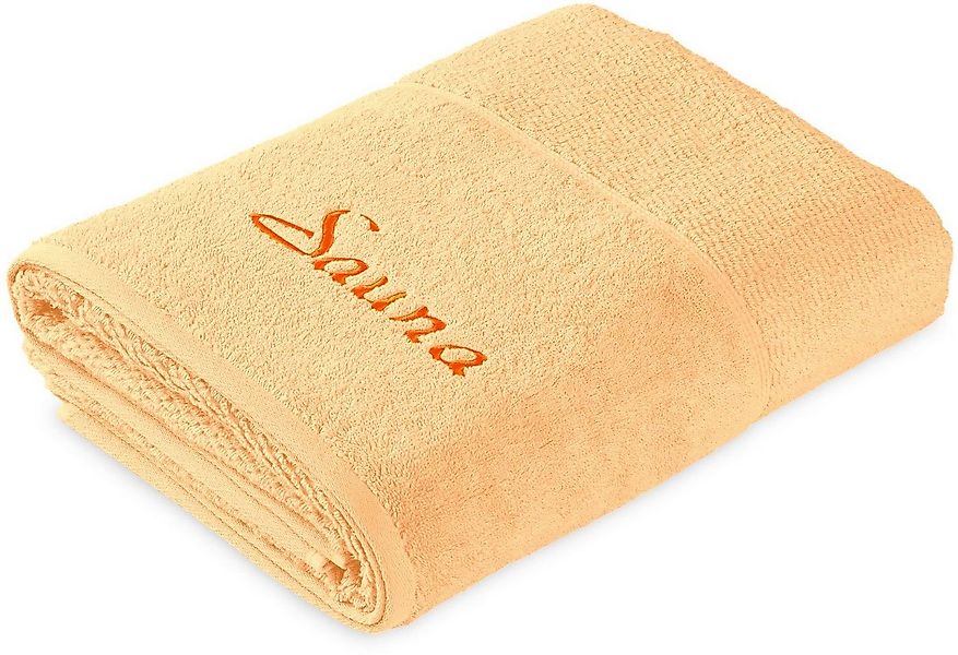 Möve for frottana Saunatuch Pearl, Walkfrottier (1-St), mit Perloptik, 80x2 günstig online kaufen