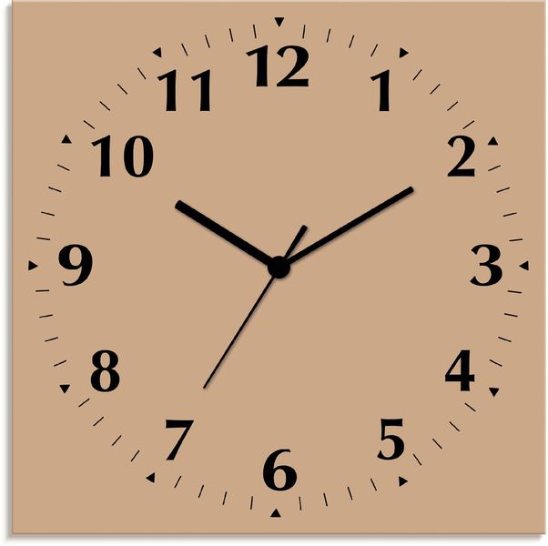 Artland Wanduhr »Uni Trendfarben« wahlweise mit Quarz- oder Funkuhrwerk, la günstig online kaufen