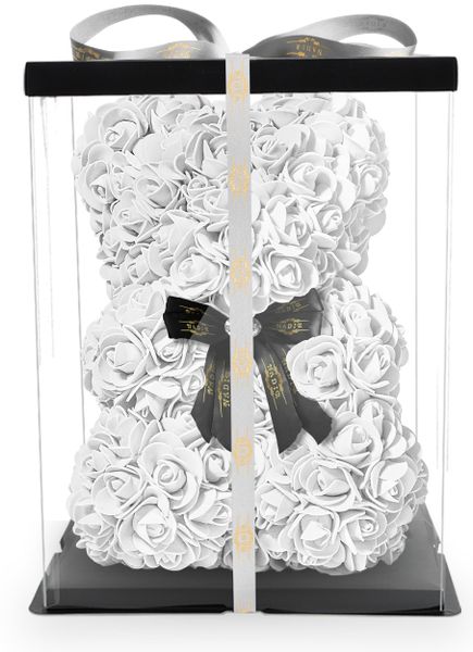 Kunstblume Rosenbär mit Geschenkbox Farben mit günstig online kaufen